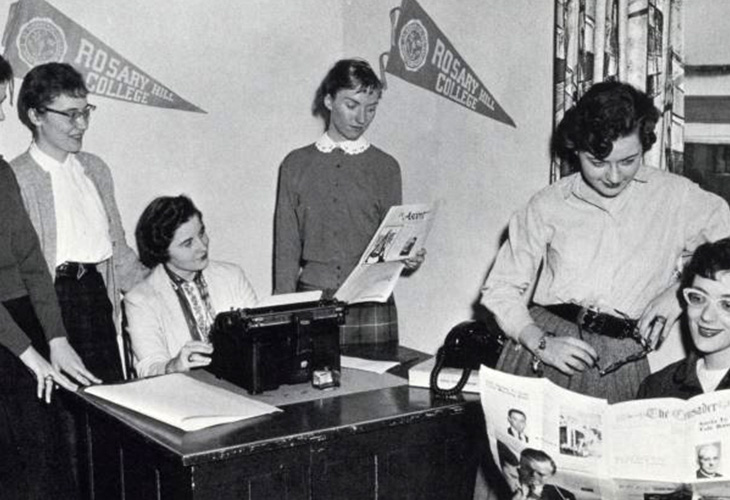 College students c. 1957